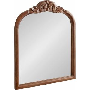imageKate and Laurel Arendahl Traditional Wood Arch Wall MirrorWalnut Brown