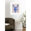 imageKate and Laurel Framed Wall Art Print Lobster by Nikita Jariwala 35 x 43 Oliver White Narrow Frame Coastal Animals Beach Art for Wall Decor27L x 23W