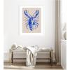 imageKate and Laurel Framed Wall Art Print Lobster by Nikita Jariwala 35 x 43 Oliver White Narrow Frame Coastal Animals Beach Art for Wall Decor43L x 35W