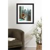imageKate and Laurel Framed Wall Art Print Urban Tiger Overlooking Manhattan by Michael Schauer 35 x 43 Oliver Black Narrow Frame Industrial Urban Animals Cityscapes Art for Wall Decor27L x 23W