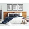 imageKate and Laurel Sylvie Chicago Modern Map Framed Canvas Wall Art by Jake Goossen 18x24 Gray Decorative Map Art for Wall
