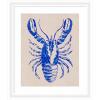 imageKate and Laurel Framed Wall Art Print Lobster by Nikita Jariwala 35 x 43 Oliver White Narrow Frame Coastal Animals Beach Art for Wall Decor27L x 23W