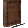 imageKate and Laurel Galliene Traditional Mango Wood TwoDoor Floating Bathroom Cabinet 22 x 7 x 28 Brown Over The Toilet Storage Cabinet for Use as Bathroom Storage or Entryway Decor and Display