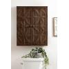 imageKate and Laurel Galliene Traditional Mango Wood TwoDoor Floating Bathroom Cabinet 22 x 7 x 28 Brown Over The Toilet Storage Cabinet for Use as Bathroom Storage or Entryway Decor and Display