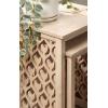 imageKate and Laurel Karni Modern Mango Wood Living Room Nesting Tables Set of 2 Whitewash Decorative Coastal Solid Wood End Tables for Use as Bedroom Nightstands or Entryway Decor Accents