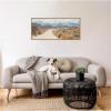 imageKate and Laurel Framed Canvas Wall Art Print Alabama Hills California by Laura Evans 40 x 18 Sylvie Beaded Rustic Natural Frame Rustic Farmhouse Landscape Art for Wall Decor