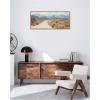 imageKate and Laurel Framed Canvas Wall Art Print Alabama Hills California by Laura Evans 40 x 18 Sylvie Beaded Rustic Natural Frame Rustic Farmhouse Landscape Art for Wall Decor