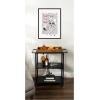 imageKate and Laurel Framed Canvas Wall Art Print Better Late Than Ugly Newspapers by Honey Island Studio 18 x 24 Sylvie Beaded Black Frame Vintage Entertainment Art for Wall Decor