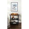 imageKate and Laurel Framed Canvas Wall Art Print Blue Champagne 28x38in by Honey Island Studio 18 x 24 Sylvie Beaded Black Frame Modern Contemporary Still Life Art for Wall Decor