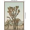 imageKate and Laurel Framed Canvas Wall Art Print Joshua Tree With Crow by Alicia Bock 23 x 33 Sylvie Walnut Frame Rustic Farmhouse Landscape Art for Wall Decor
