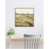 imageKate and Laurel Framed Canvas Wall Art Print Petit Views No 10 by Mackenzie Nelson 22 x 22 Sylvie Beaded Rustic Natural Frame Rustic Farmhouse Landscape Art for Wall Decor