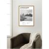 imageKate and Laurel Framed Canvas Wall Art Print Ro ide Janeiro 28x38in by Honey Island Studio 18 x 24 Sylvie Natural Frame Coastal Beach Art for Wall Decor