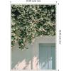 imageKate and Laurel Framed Canvas Wall Art Print Trad Street Jasmine by Alicia Bock 23 x 33 Sylvie Beaded White Frame Coastal Flower Art for Wall Decor