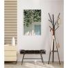 imageKate and Laurel Framed Canvas Wall Art Print Trad Street Jasmine by Alicia Bock 23 x 33 Sylvie Beaded White Frame Coastal Flower Art for Wall Decor