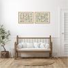 imageKate and Laurel Meditation No 3 2 Piece Framed Canvas Wall Art Set by Kelly Knaga Sylvie Natural Modern Contemporary Abstract Art for Wall Decor