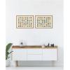 imageKate and Laurel Meditation No 3 2 Piece Framed Canvas Wall Art Set by Kelly Knaga Sylvie Natural Modern Contemporary Abstract Art for Wall Decor