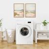 imageKate and Laurel Natural Tranquil Landscape 2 Piece Framed Canvas Wall Art Set by Amy Lighthall Sylvie Natural Coastal Beach Art for Wall Decor