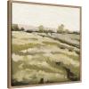 imageKate and Laurel Framed Canvas Wall Art Print Petit Views No 10 by Mackenzie Nelson 22 x 22 Sylvie Beaded Rustic Natural Frame Rustic Farmhouse Landscape Art for Wall Decor
