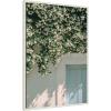 imageKate and Laurel Framed Canvas Wall Art Print Trad Street Jasmine by Alicia Bock 23 x 33 Sylvie Beaded White Frame Coastal Flower Art for Wall Decor