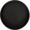 imageKate and Laurel Planche Decorative Footed Woven Rattan Round Tray with Solid Wood Frame 16 Inch Diameter Black Modern Circle Wood Serving Tray for Living Room or Entryway Decor