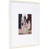 image:imageKate and Laurel Adlynn Coastal Rectangle Beaded Picture Frame Set of 3 16 x 20 matted to 8 x 10 White Modern ThreePiece Photo Frame Set for Gallery Wall Decor in Living Room Wall Display