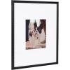image:imageKate and Laurel Adlynn Rectangle Beaded Picture Frame Set of 3 16 x 20 matted to 8 x 10 Black Modern ThreePiece Frame Set for Gallery Wall Frame Set in Living Room Wall Decor