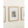 image:imageKate and Laurel Adlynn Rectangle Beaded Picture Frame Set of 3 16 x 20 matted to 8 x 10 Gold Vintage ThreePiece Frame Set for Gallery Wall Frame Set in Living Room Wall Decor