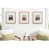 image:imageKate and Laurel Gallery Rectangle Picture Frame Set of 3 16 x 20 matted to 8 x 10 Brown Modern ThreePiece Photo Frame Set for Gallery Wall Decor in Living Room Wall Display