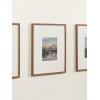 image:imageKate and Laurel Gallery Rectangle Picture Frame Set of 3 16 x 20 matted to 8 x 10 Brown Modern ThreePiece Photo Frame Set for Gallery Wall Decor in Living Room Wall Display