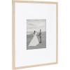 image:imageKate and Laurel Gallery Rectangle Picture Frame Set of 3 16 x 20 matted to 8 x 10 Natural Modern ThreePiece Photo Frame Set for Gallery Wall Decor in Living Room Wall Display