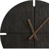 image:imageKate and Laurel Nirav Modern Numberless Round Wall Clock 22 Inch Diameter Black Decorative Minimal Wooden Clock for Bedroom Entryway or Living Room Decor