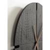 image:imageKate and Laurel Nirav Modern Numberless Round Wall Clock 22 Inch Diameter Black Decorative Minimal Wooden Clock for Bedroom Entryway or Living Room Decor