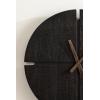 image:imageKate and Laurel Nirav Modern Numberless Round Wall Clock 22 Inch Diameter Black Decorative Minimal Wooden Clock for Bedroom Entryway or Living Room Decor