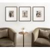 image:imageKate and Laurel Wilbanks Traditional Rectangle Picture Frame Set of 3 16 x 20 matted to 8 x 10 Black and Gold Vintage ThreePiece Frame Set for Gallery Wall Frame Set in Living Room Wall Decor