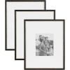 image:imageKate and Laurel Wilbanks Traditional Rectangle Picture Frame Set of 3 16 x 20 matted to 8 x 10 Black and Gold Vintage ThreePiece Frame Set for Gallery Wall Frame Set in Living Room Wall Decor