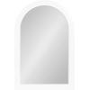 image:imageDesignOvation Arkland Modern Arched Bathroom Cabinet with Mirror 20 x 6 x 30 White Decorative Wooden Bathroom Mirror with Storage for Bath Medicine Cabinet or OverTheToilet Storage Option