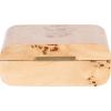 image:imageKate and Laurel Burlock Decorative Burlwood Stacking Storage Box Set of 2 10 x 8 and 8 x 6 Natural Wood Modern Glam TwoPiece Box Set with Handles for Use as Jewelry Boxes or Perfume Organizers