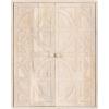 image:imageKate and Laurel Galliene Traditional Mango Wood TwoDoor Floating Bathroom Cabinet 22 x 7 x 28 Whitewash Over The Toilet Storage Cabinet for Use as Bathroom Storage or Entryway Decor and Display