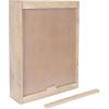 image:imageKate and Laurel Galliene Traditional Mango Wood TwoDoor Floating Bathroom Cabinet 22 x 7 x 28 Whitewash Over The Toilet Storage Cabinet for Use as Bathroom Storage or Entryway Decor and Display