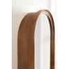 image:imageKate and Laurel Hatherleigh Modern Arched Bathroom Cabinet with Mirror 20 x 6 x 30 Rustic Brown Decorative Wooden Bathroom Mirror with Storage for Bath Medicine Cabinet or OverTheToilet Storage