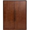 image:imageKate and Laurel McCutcheon Modern TwoDoor Floating Bathroom Cabinet 22 x 7 x 28 Walnut Brown Decorative Mango Wood Over The Toilet Storage Cabinet for Living Room or Entryway Decor