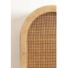 image:imageKate and Laurel Ori Transitional Cane OneDoor Arched Wall Cabinet 15 x 8 x 24 Natural Decorative Rattan Wall Storage Cabinet with Three Shelves for Entryway or Living Room Decor