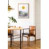 image:imageKate and Laurel Blake Black Yellow Mountain Range Silhouette Framed Printed Glass Wall Art by Cat Coquillette 18x24 Natural Modern Abstract Landscape ArtNatural