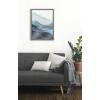 image:imageKate and Laurel Blake Blue Mountain Range Framed Printed Glass Wall Art by Amy Lighthall 18 x 24 Gray Decorative Landscape Glass Art for WallGray