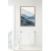 image:imageKate and Laurel Blake Blue Mountain Range Framed Printed Glass Wall Art by Amy Lighthall 18 x 24 Gray Decorative Landscape Glass Art for WallNatural