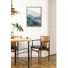 image:imageKate and Laurel Blake Blue Mountain Range Framed Printed Glass Wall Art by Amy Lighthall 18 x 24 Gray Decorative Landscape Glass Art for WallNatural
