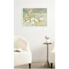 image:imageKate and Laurel Framed Canvas Wall Art Print Ducks 1917 Theo van Hoytema by Nostalgia Prints 24 x 18 Sylvie White Frame Modern Contemporary Animal Art for Wall Decor