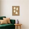 image:imageKate and Laurel Framed Canvas Wall Art Print Minimalist Birds Poster 2 Brown by Laura Moss 18 x 24 Sylvie Dark Gold Frame Modern Contemporary Animal Art for Wall Decor