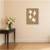 image:imageKate and Laurel Framed Canvas Wall Art Print Minimalist Birds Poster 2 Brown by Laura Moss 18 x 24 Sylvie Dark Gold Frame Modern Contemporary Animal Art for Wall Decor
