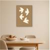image:imageKate and Laurel Framed Canvas Wall Art Print Minimalist Birds Poster 2 Brown by Laura Moss 18 x 24 Sylvie Dark Gold Frame Modern Contemporary Animal Art for Wall Decor